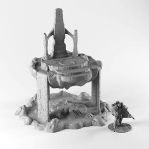 Makers Anvil - Floating Ruins - Elemental Sanctuary in 3D Printing - Playing Field - Wargame - 28mm/32mm Scale