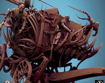 Phantom Coach - Miniature in scala - Statuetta in resina