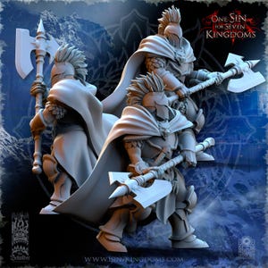 Garde nordique d'élite figurine de guerrier fantasy pour JDR et wargame The Beholder Miniatures