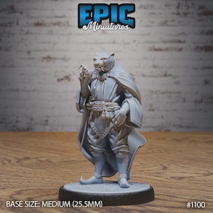 Rakshasa met pijpdemonfiguurtje voor RPG - Epic Miniatures