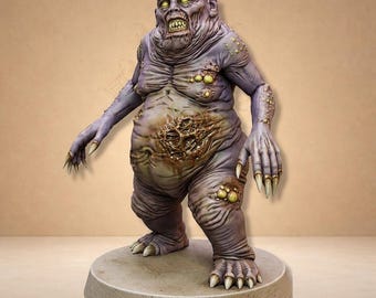 Monstrous, corrupted, putrid warrior demon fantasy figurine – Dungeon Dog