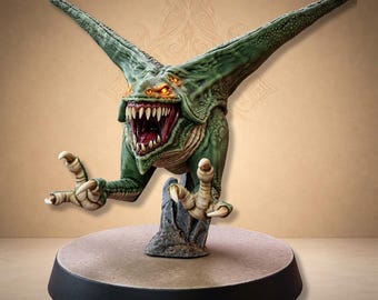 Demonic, mutant, fantasy monster with claws for miniatures games - Dungeon Dog