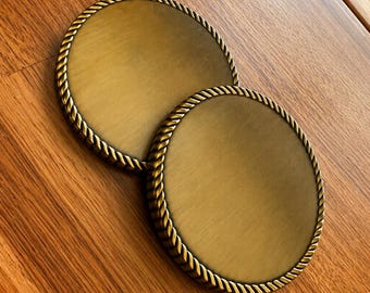 Moneda conmemorativa personalizada de 7,6 cm (3 pulgadas) / Impresión UV - Grabado láser / En blanco