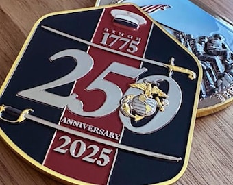 USMC 250th Anniversary Challenge Coin