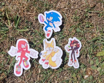 Sonic the Hedgehog Aufkleber | Sonic, Schatten, Endstücke, Knöchel