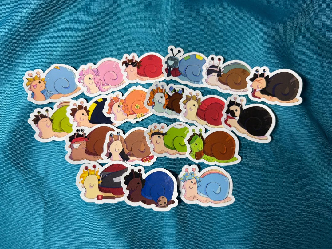 Wildlife Snails Stickers | Minecraft Life Series Stickers - Etsy