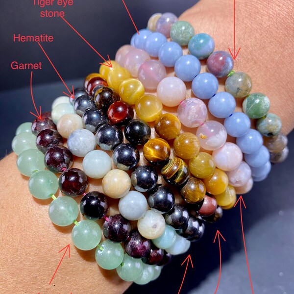 FD27538705   Big Discount Natural Crystal 6/8mm Beads Bracelet, Gift For Women Stretchy Bracelet,valentines day gifts.