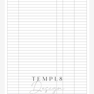 Sales Tracker | Printable | Instant Digital Download | Minimalist - Etsy