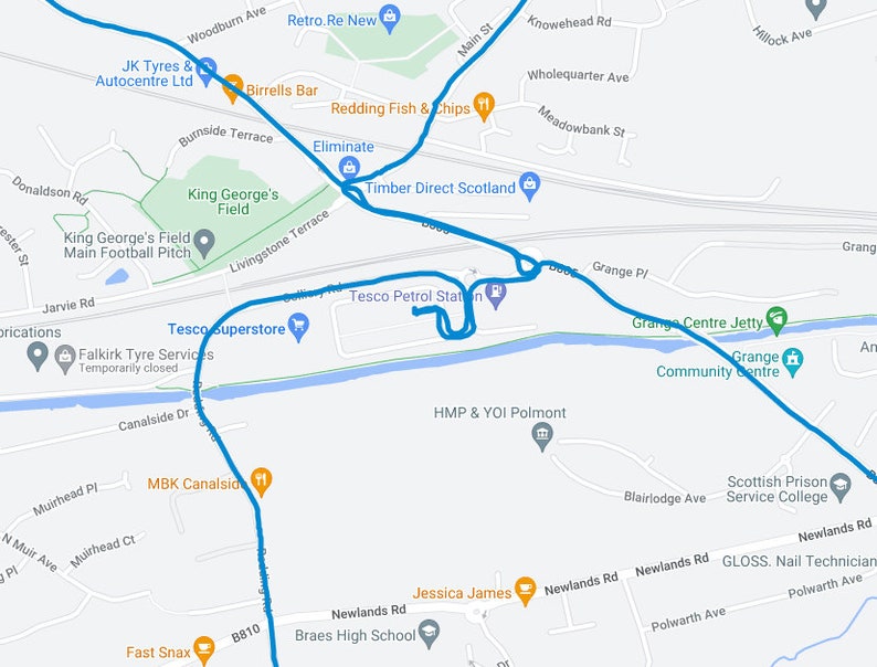 Grangemouth / Falkirk Driving Test Routes Pack 1 Etsy