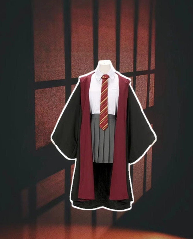 Wizard Robe for Girls Red Cotton Magic Robe Cloak,halloween Costume for ...