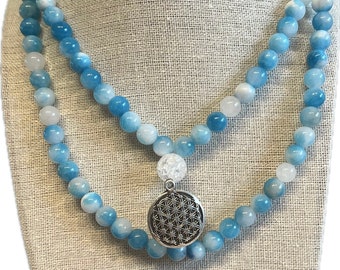 108 Persian Jade Stretch Mala