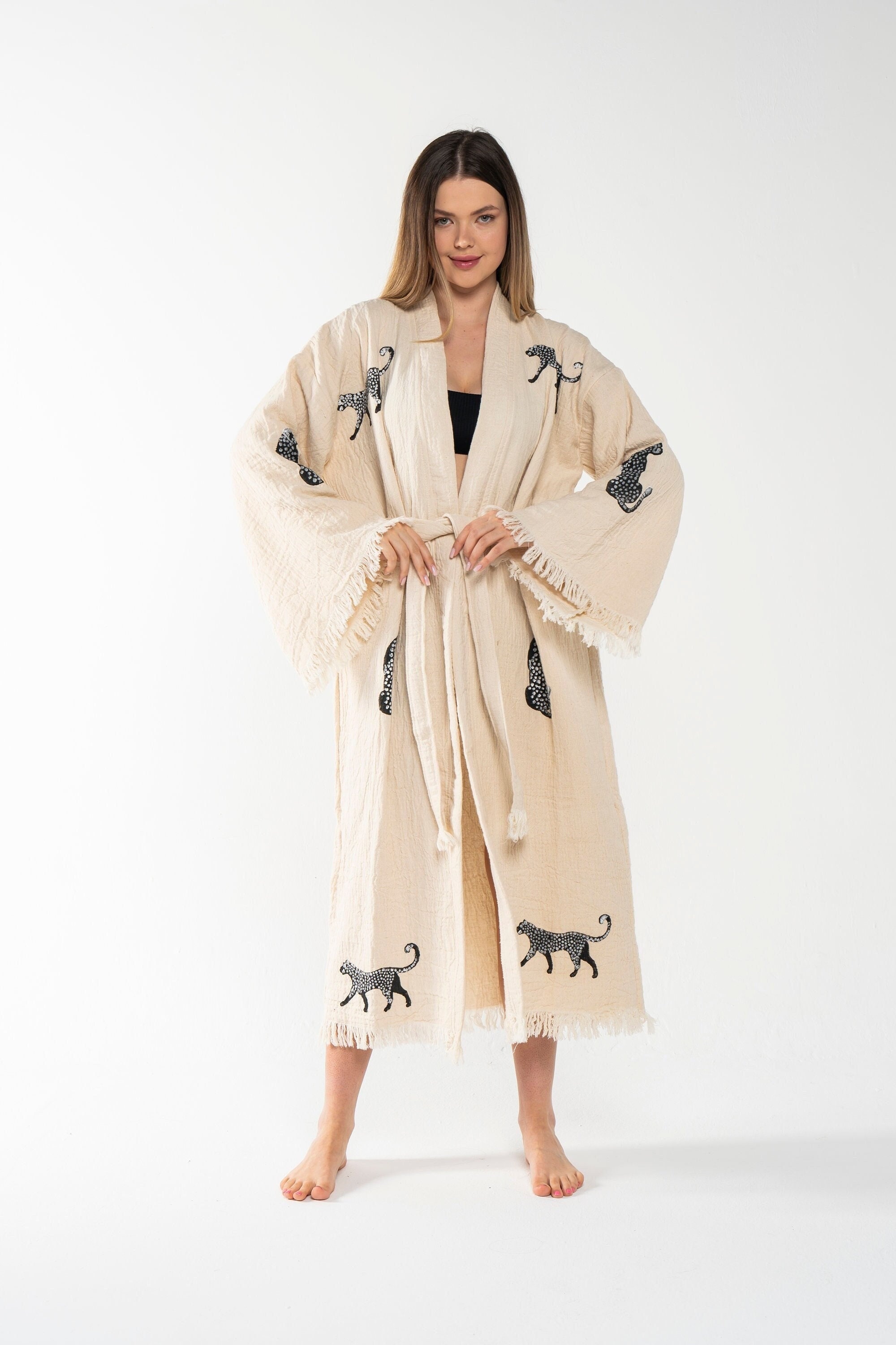 BLUE EVIL EYE KIMONOS - SEXY SUMMER BEACH DRESS main image 0