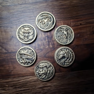 MMPR Ninjetti Power Coin Replica Set: Essential for Power Rangers Cosplay – Lightning Collection Legacy Sized Master Morpher coins!