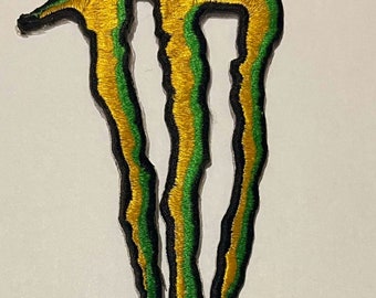 SPORTS DRINK EMBROIDRED Cut-out   iron-On/Sew-On patch logo