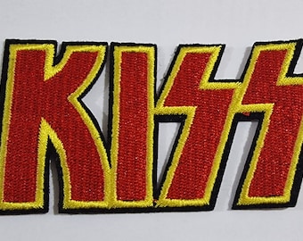 KISS Rock band Shirt-T-shirt Iron-On?sew-ON patch -Logo