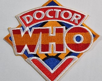 DR-WHO- TV series -Character Patch-Logo -Iron-On/Sew-On