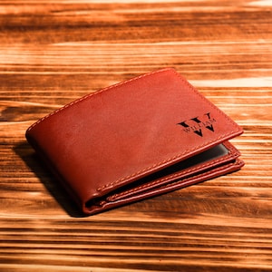 Anniversary Gift for Him,Personalized Wallet,Mens Wallet,Engraved Wallet,Custom Wallet,Leather Wallet,Boyfriend Gift For Men,Gift for Dad