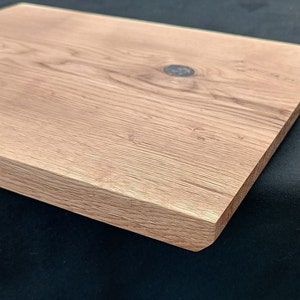 Cutting board serving board &quot;Duke&quot; solid oak wood