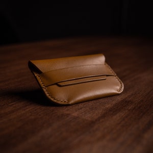 Portafoglio per carte di credito in pelle minimalista - porta carte di credito