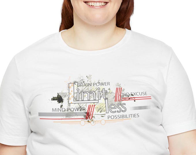 Limitless T-shirt Mind Power shirts | Cute women t-shirts custom t shirt print | Unisex Family gifts | Vintage beach fashion tees