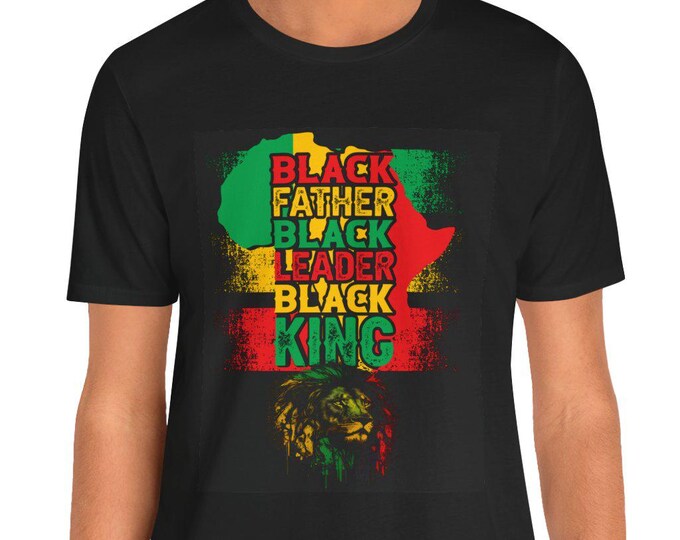 Black Father T-shirt | Black Kings | Black Leaders | Pet Shirt Pattern | Inspirational Words | T-shirt design | Streetwear Apparel | Tshirts