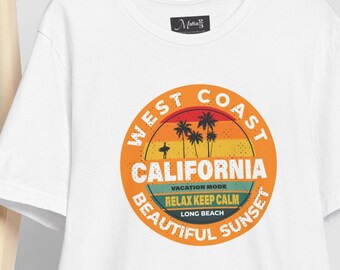 Vacation Mode tshirt | West Coast Vibes: Long Beach Vacation T-Shirt Collection