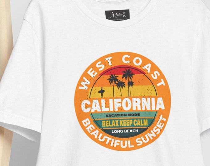 Vacation Mode tshirt | West Coast Vibes: Long Beach Vacation T-Shirt Collection