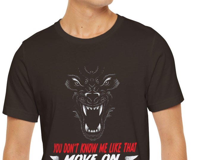 You Don't Know Me Like That T-shirt, Funny Graphic Tee, Cute Loose Top for Women, Big Women's Apparel, Plus Size Clothing