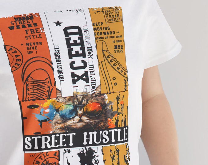 Street Hustle T- Shirt | Unisex Jersey Tee | Never Give Up | Etsy T shirt designs, shirts | Cute, Summer, Beach Tee
