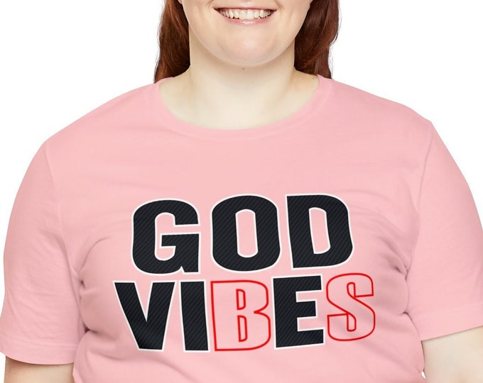 Good Vibes with this Stylish God Vibes T-shirt | Positive T-shirt That Shows your Faith