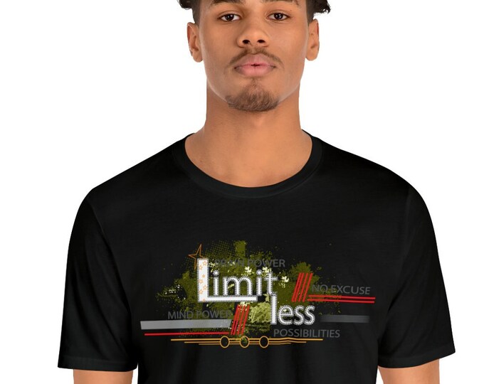 Limitless T-shirt | Cute women t-shirts custom Mind Power T-shirt | Vintage beach fashion tees