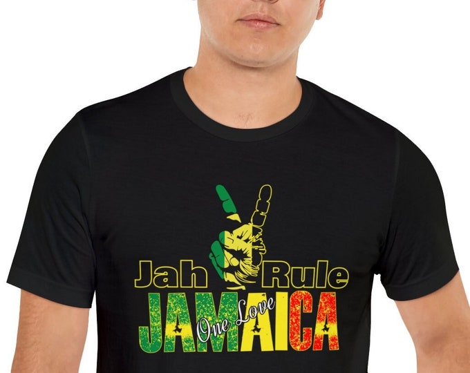 Jah rule T-shirt | Jamaica T-Shirt | Stand out in our God Rule T-Shirt for Men and Women