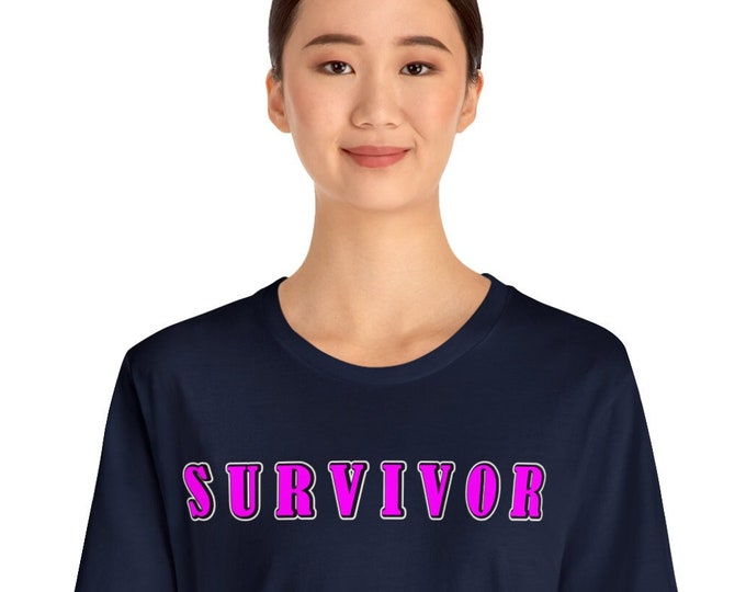 Survivor t-shirts M23 brand name tees | Persistent Trooper t-shirts | Breast Cancer Survivors tees | Surviving Life