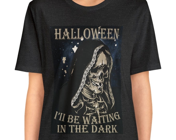 Halloween T-shirt | Halloween I'll be Waiting in the Dark | M23 Designs Funny graphics T shirts