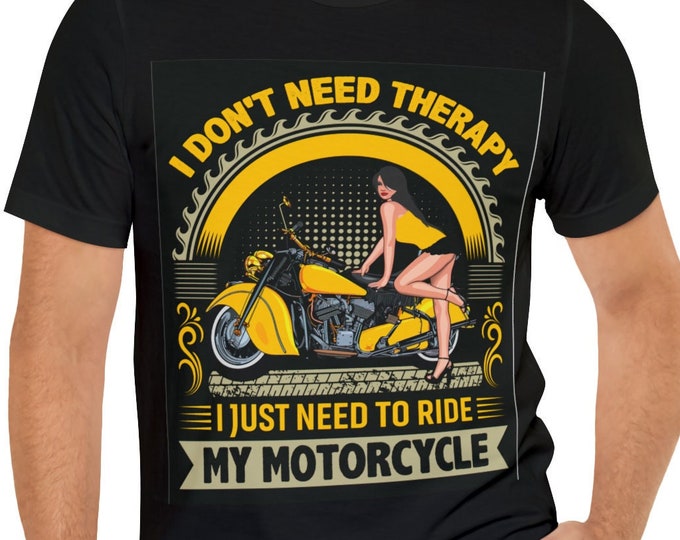 Funny Motorcyclist Rider T-Shirt, Humorous Biker Tee for Men and Women Retro Biker Tee