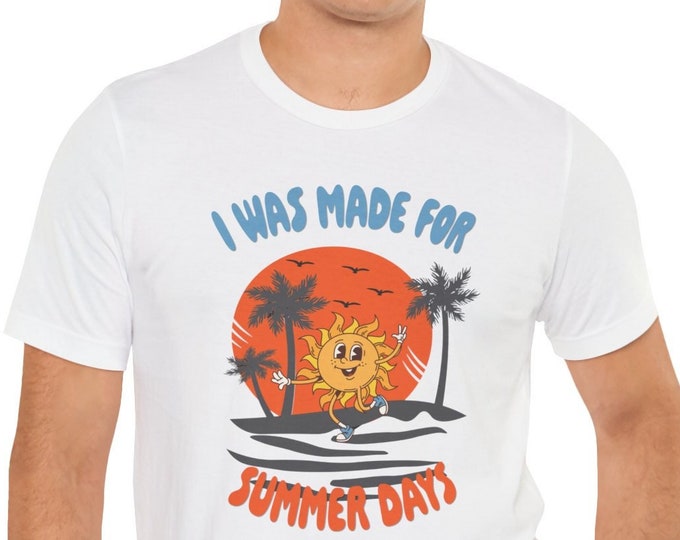 Summer Vibes Vacation Tshirt - Fun and Stylish Beach Wear - Unisex Jersey Short Sleeve Tee