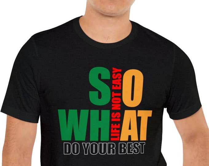 Do Your Best T-Shirt | Brand Name Tees Stay Positive, Inspire and Succeed Short Sleeve Tee