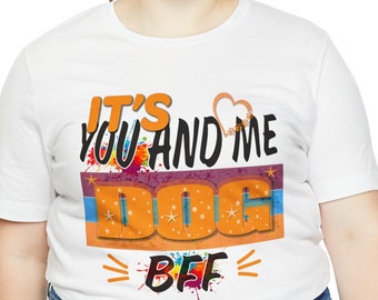 You and Me Dog T-shirt | M23 Design Dog Tag Shirt | Street style Dog Apparel BFF T-Shirt