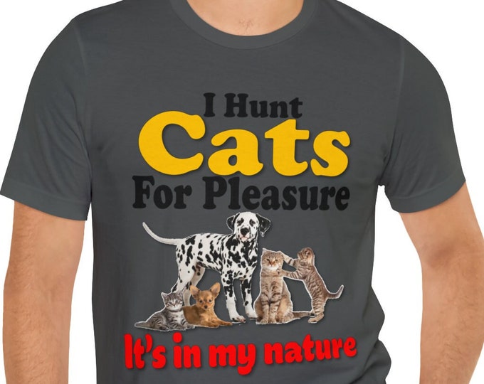Personalized Cat Hunter Tee for Pet Moms | Unique Pet Lovers Gift Shirt