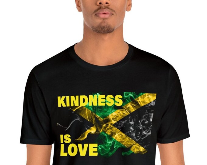 Kindness is Love | Vacation Jamaica Color T Shirts | African Casual Dress t-shirt | Reggae Music Lover