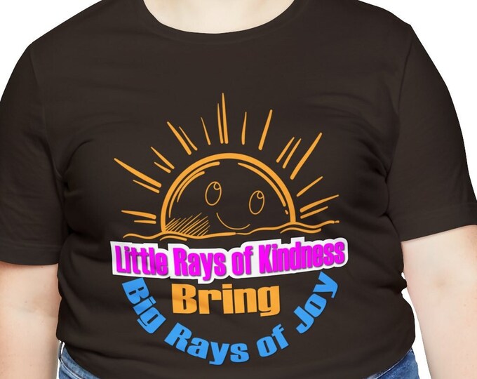 Radiate Joy T-Shirt - Beaming Sunshine Graphic Shirt - Rays of Sunshine Brings Rays of Joy Tee
