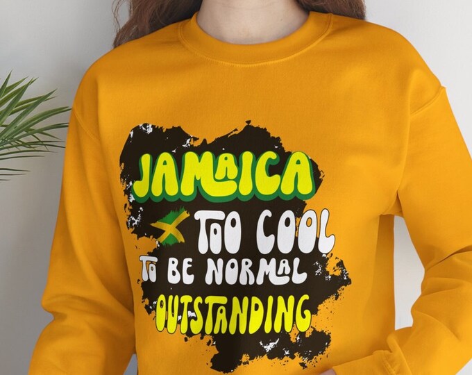 Outstanding Jamaica Vibes | Crewneck Sweatshirt | Unique T-Shirt for the Extraordinary Unisex Heavy Blend