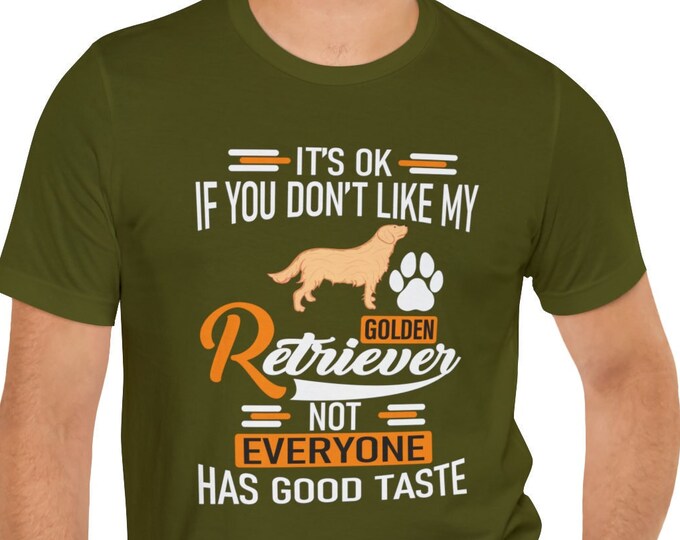 Golde Retriever shirt | Dog kennel T-shirt Funny Pets | Good Taste Custom Printing | Gift vintage tees