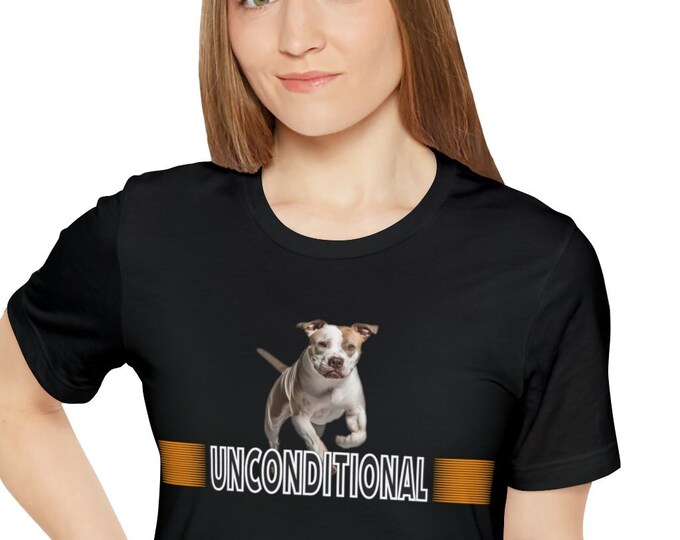 Funny dog T-shirt Unconditional T-shirt Dog lover's Custom Print Pattern Unisex gift t shirts | Vintage tees