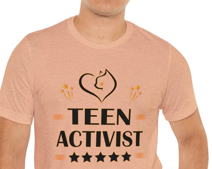 Youth Activism Tee | Unique T-shirt Design | Trendy Graphic T | Kids Protest tshirt | Empowering Youth Fashion
