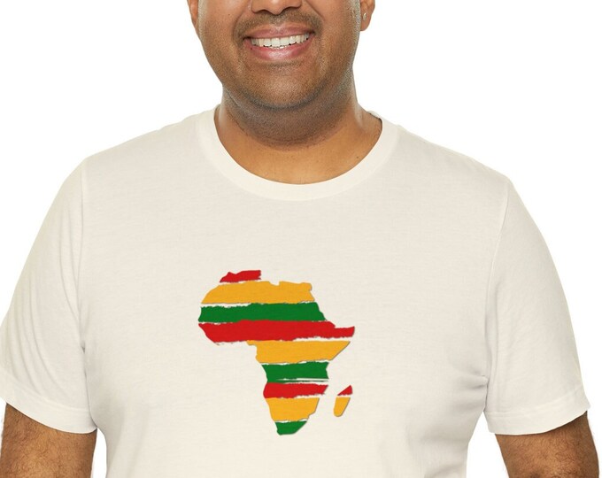 Africa T-shirt | Africa Map vacation | African design | Streetwear | Casual Fashion wear Caribbean Shirt