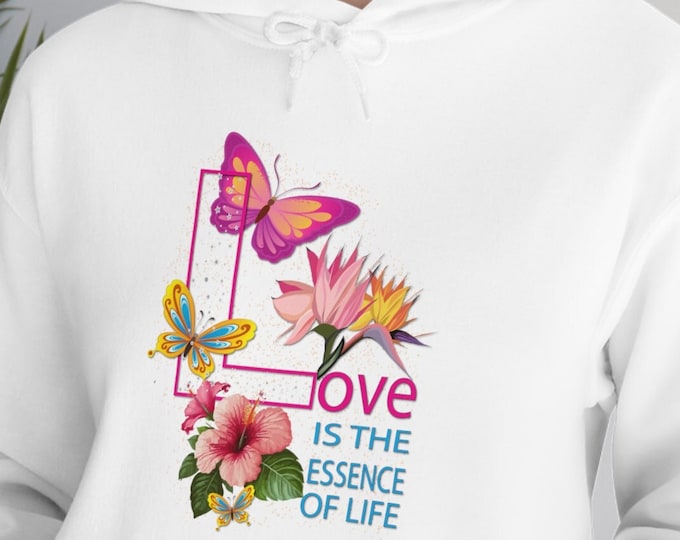 Love sweatshirt | Mother's Day gift T-shirt Essence of life t-shirt | Inspirational Quote | streetwear design Casual hoodie