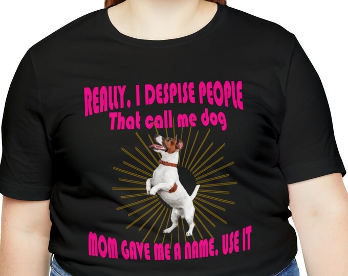 Mom Name Dog t-shirt | Funny Pets custom printing unisex vintage tees | apparel prints outdoor wear
