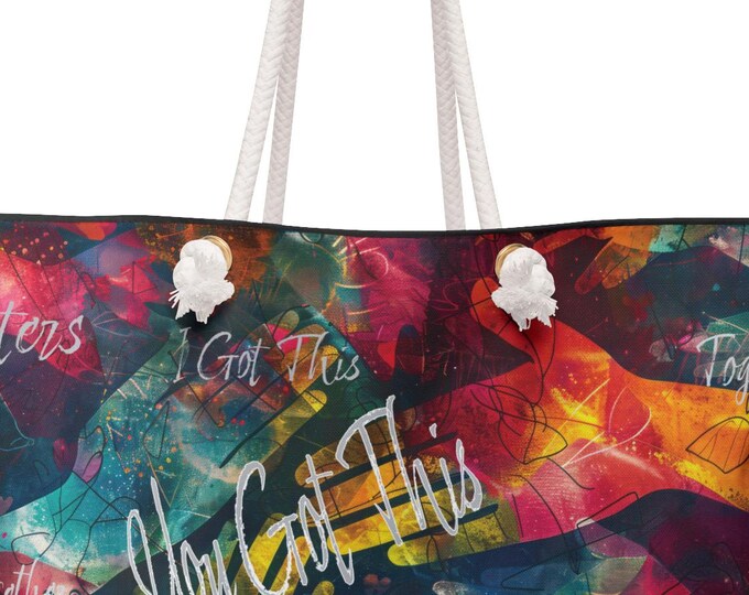 Weekender Bag | Yoga Tote Bag | Celebrate your wife mom boss Weekender Bag, Travel Bag, Overnight Bag, Gym Bag, Carry On Bag, Gifts for Her,