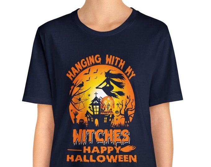 Halloween T shirts Oversize men Graphic Big Women unique design black tops Clothing slim fit Holiday gift t-shirt